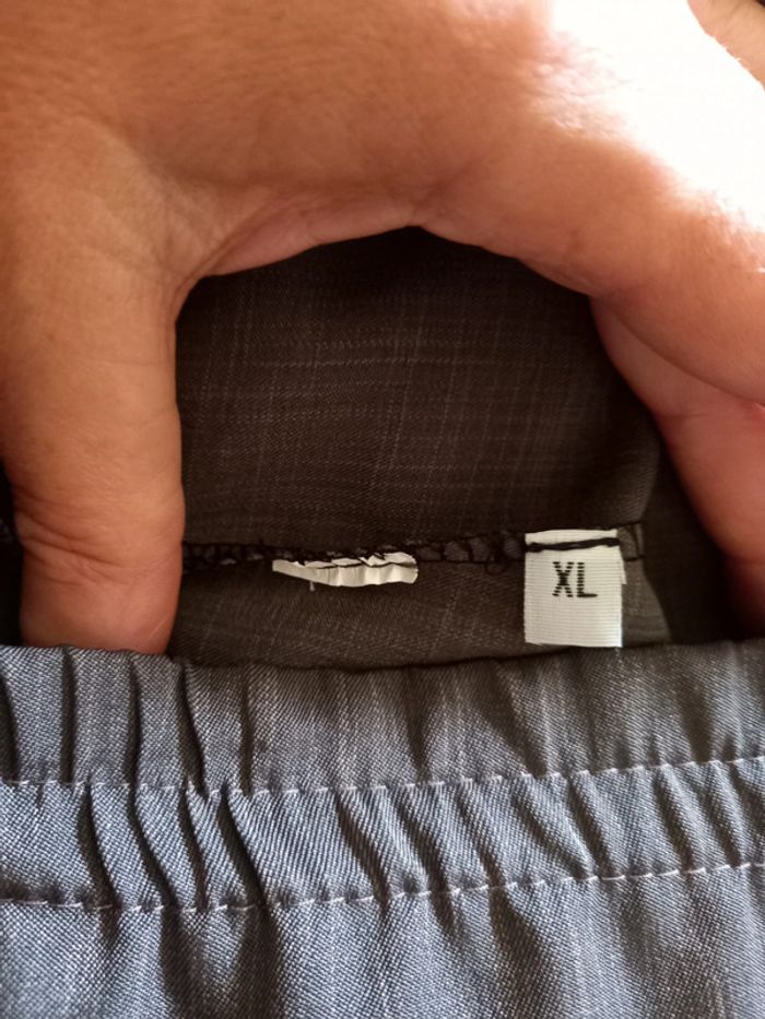 Pantalon gris/marron taille XL - photo numéro 5