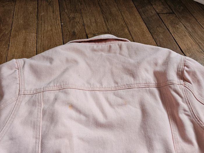 Veste en jean rose clair Fourré - photo numéro 5
