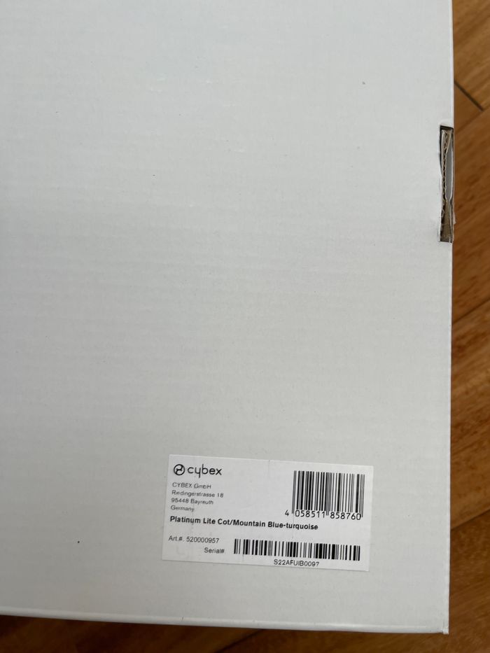 Nacelle souple footmuff chancelière Priam mios  cybex Mountain blue jamais utilisé - photo numéro 8