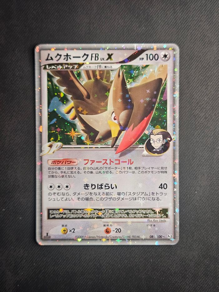 Carte Pokemon Etouraptor FB Lv.X 081/100 Pt3 Beat of the Frontier - photo numéro 1