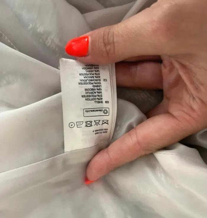 H&M, veste légère contre blazer gris imprimé femme, taille 42 - photo numéro 7