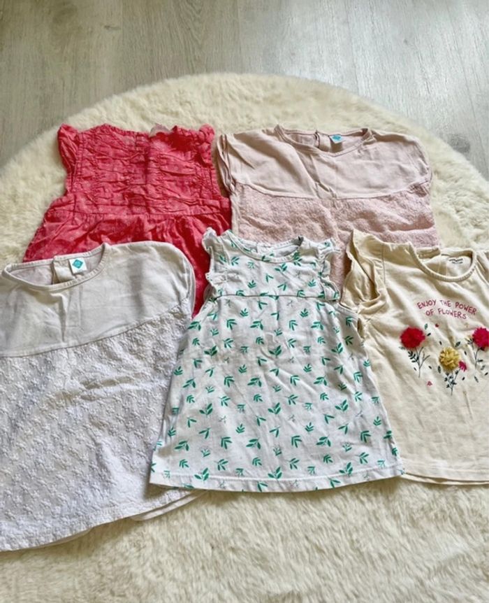 Lot estival fille 18 mois - 80 cm 21 pièces - photo numéro 4