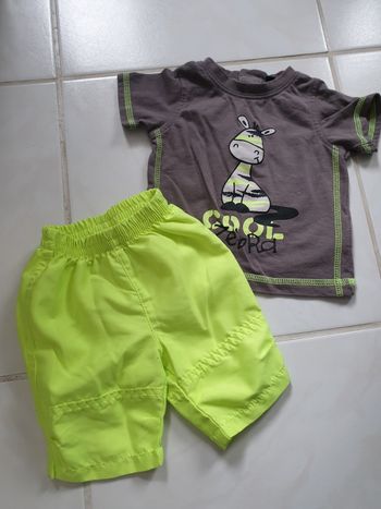 Ensemble short et t-shirt 3mois