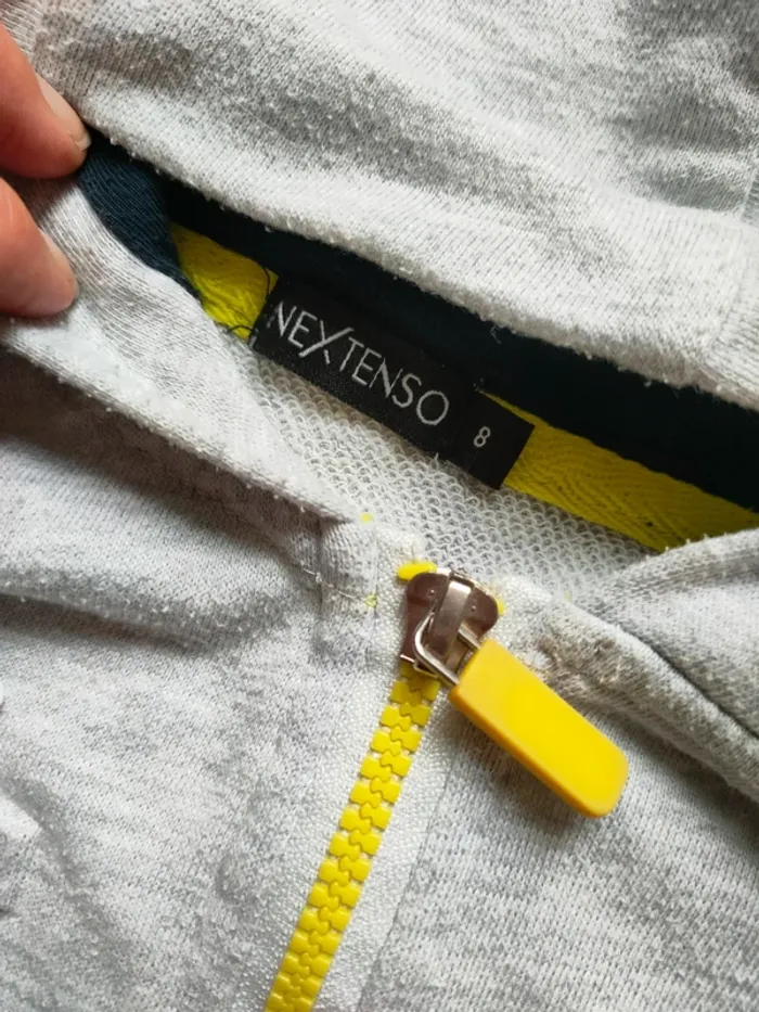 Veste jogging grise 8 ans in extenso - photo numéro 3