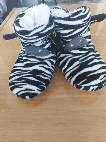 Pantoufle # zèbre 34