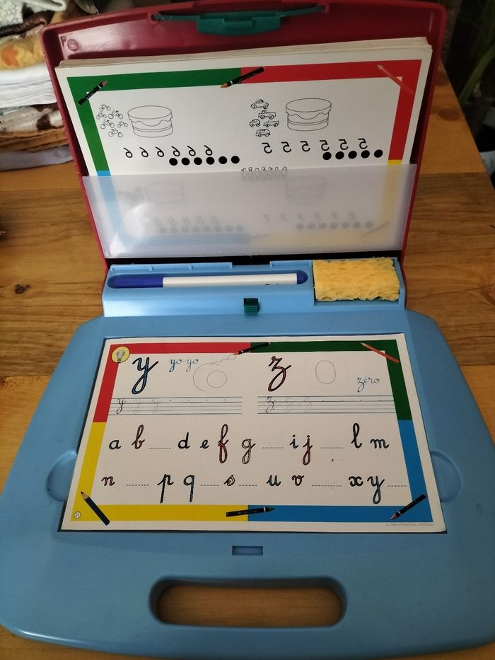 Tableau lumineux j'apprends à écrire