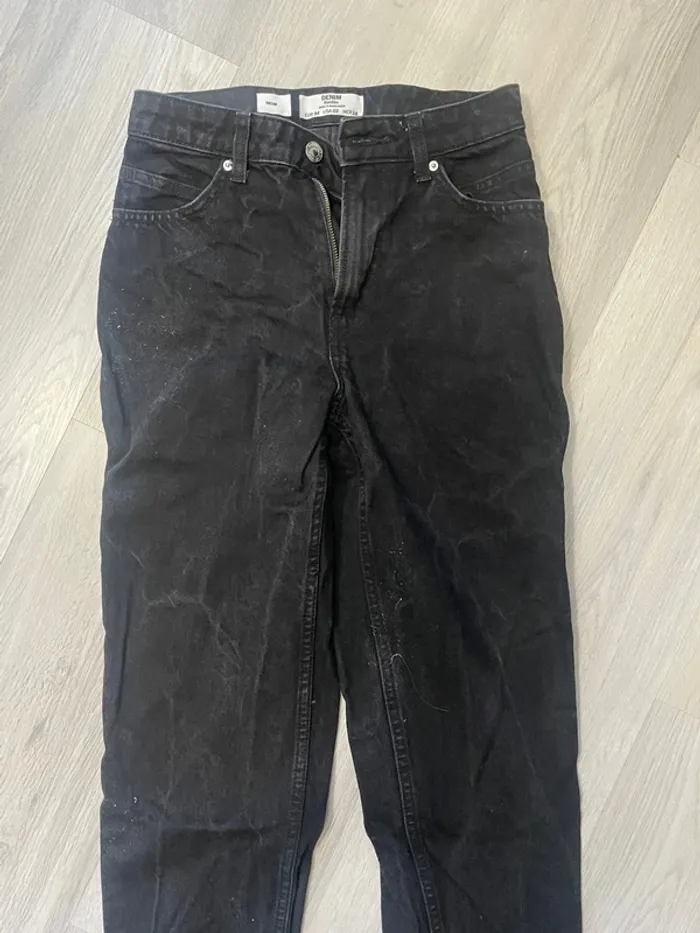 Jeans Mom Bershka noir - photo numéro 3