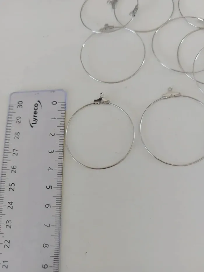 Lot de 5 paires de boucles d'oreilles - photo numéro 2