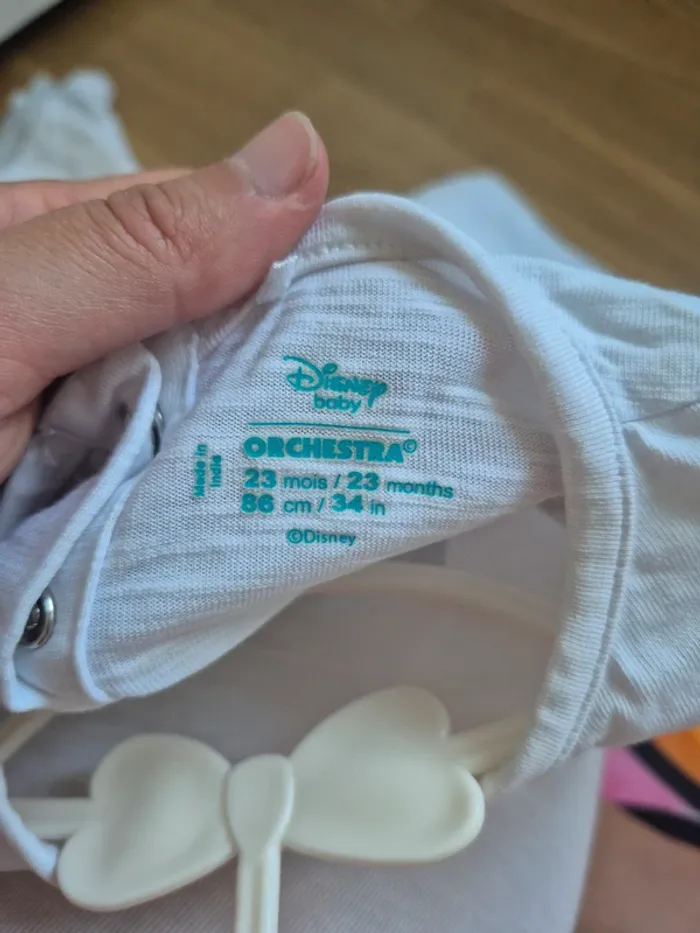 T shirt disney minnie 23 mois 86cm - photo numéro 3