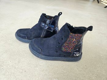 Bottines en cuir fille