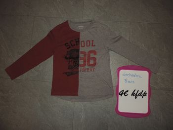 tee shirt orchestra taille 8 ans