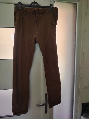 Pantalon Chino Bonobo Instinct - Slim Fit - Coton Bio - Taille 42

