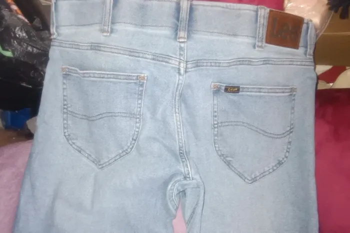 Pantalon jean bleu clair Lee - photo numéro 7