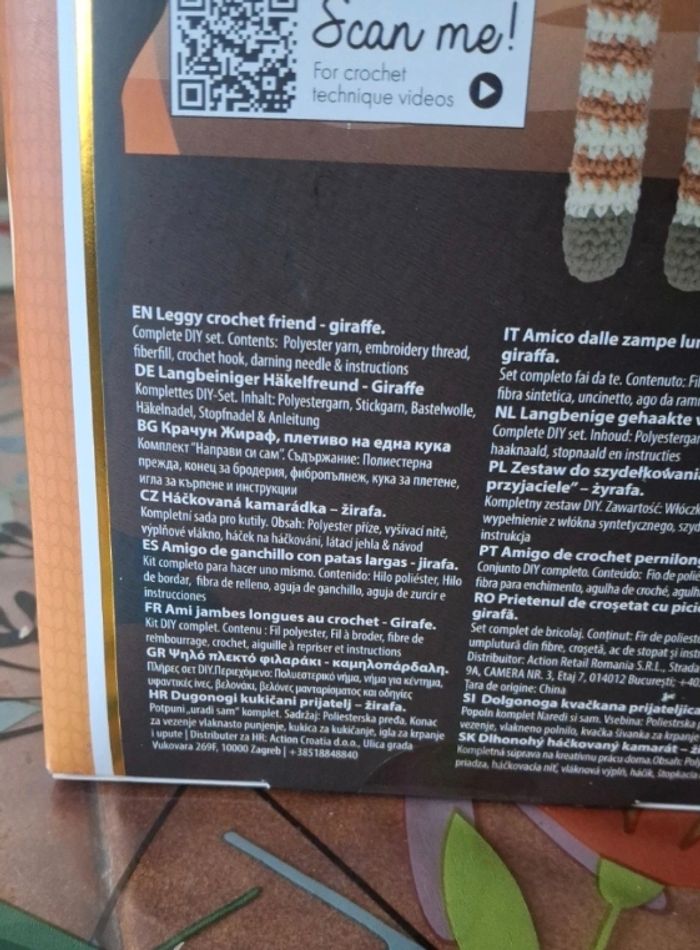 Kit crochet girafe 🦒 - photo numéro 4