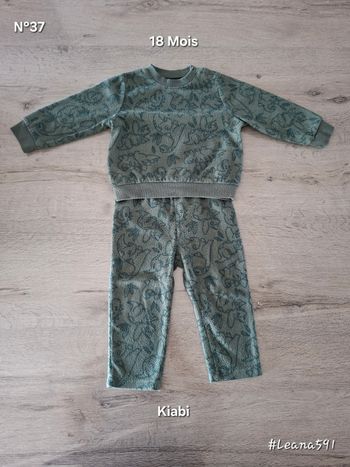 🌷N°37🌷Pyjama 2 Pièces - Kiabi - 18 Mois🌷