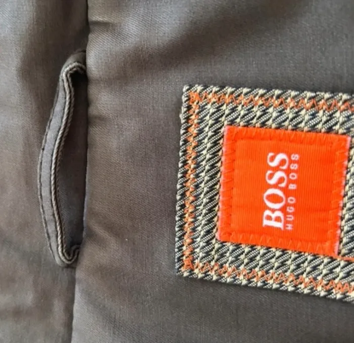 Hugo boss, veste parka imperméable taille L marron - photo numéro 5
