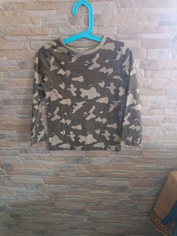 T-shirt camouflage beige In Extenso 6A