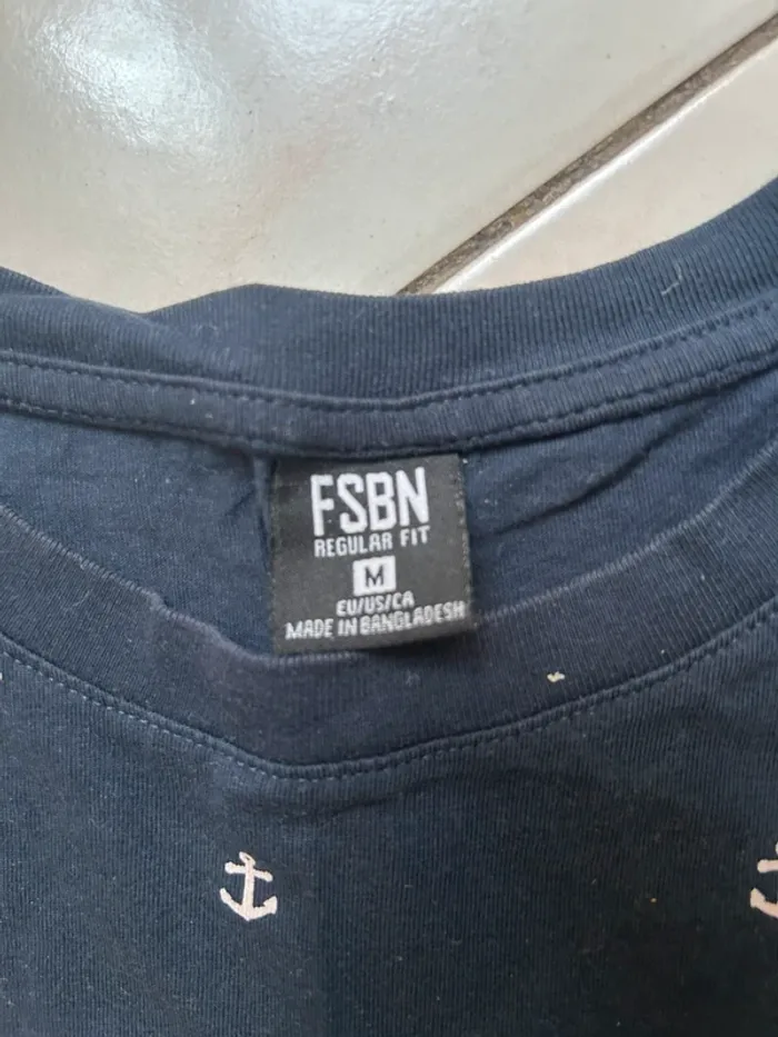 Tee shirt motif ancre - M - FSBN - New Yorker - photo numéro 4