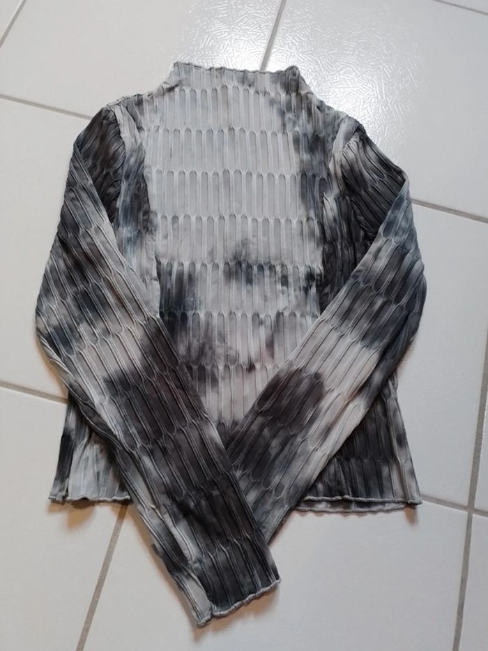 Pull col montant femme Shein gris - photo numéro 7