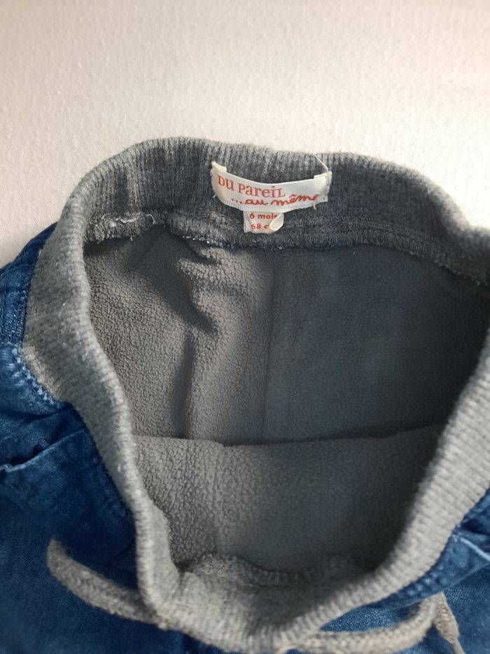 Lot 3 pantalons bébé 6 mois - photo numéro 8