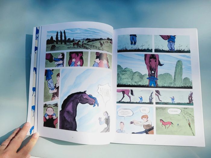 Livre enfant couverture souple Tempête au Haras, l'école des loisirs (11) - photo numéro 3