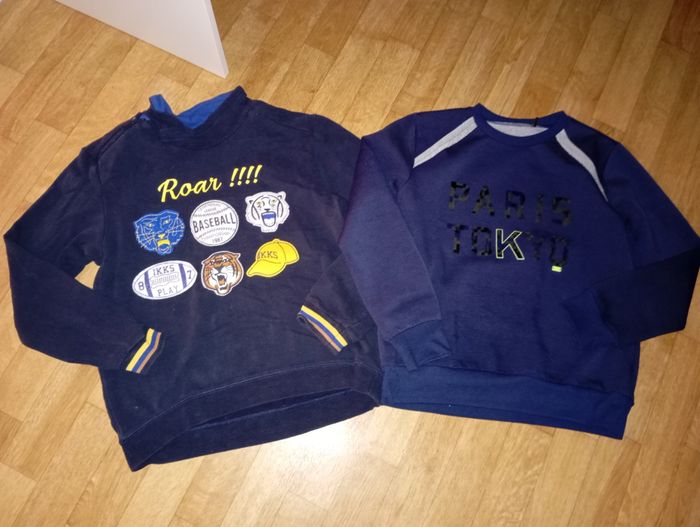 lot 2 sweats IKKS 12 ans