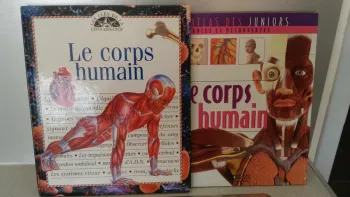 Lot 2 livres science et découvertes -le corps humain