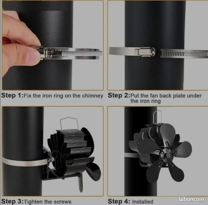 Ventilateur poêle à bois - photo numéro 4