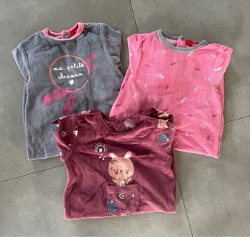 Lot 3 pyjamas BBF - 6mois