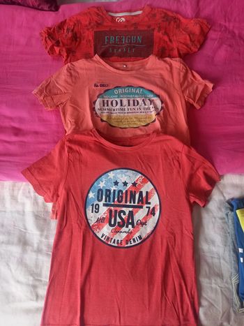 Lot tee shirts 12 ans