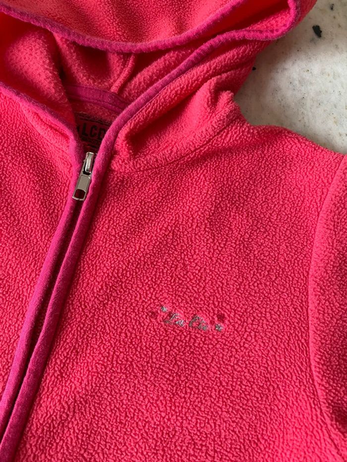 Robe de chambre polaire rose zippee La Cie LCDP - photo numéro 2