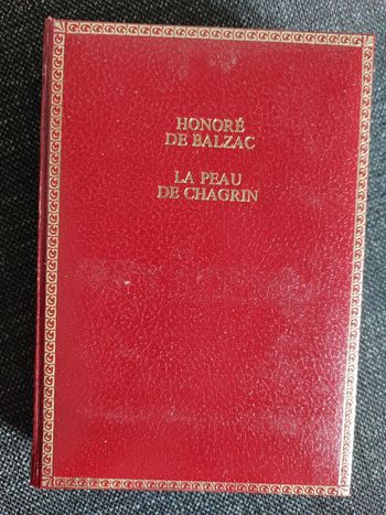 Livre La peau de chagrin d Honoré de Balzac