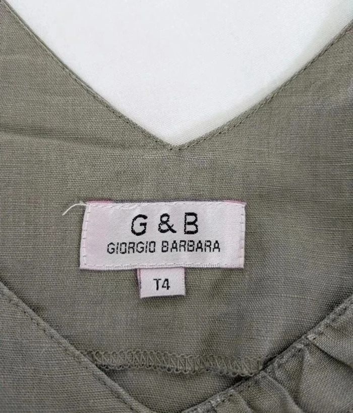 Débardeur 100% lin - Giorgio Barbara - taille 40 - photo numéro 4