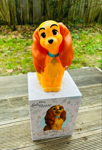 Veilleuse lampe la belle et le clochard 