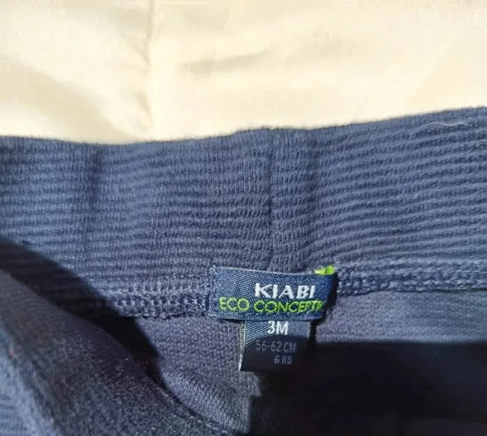 Pantalon bleu marine Kiabi 3 mois 56 62 cm 6 kg - photo numéro 4