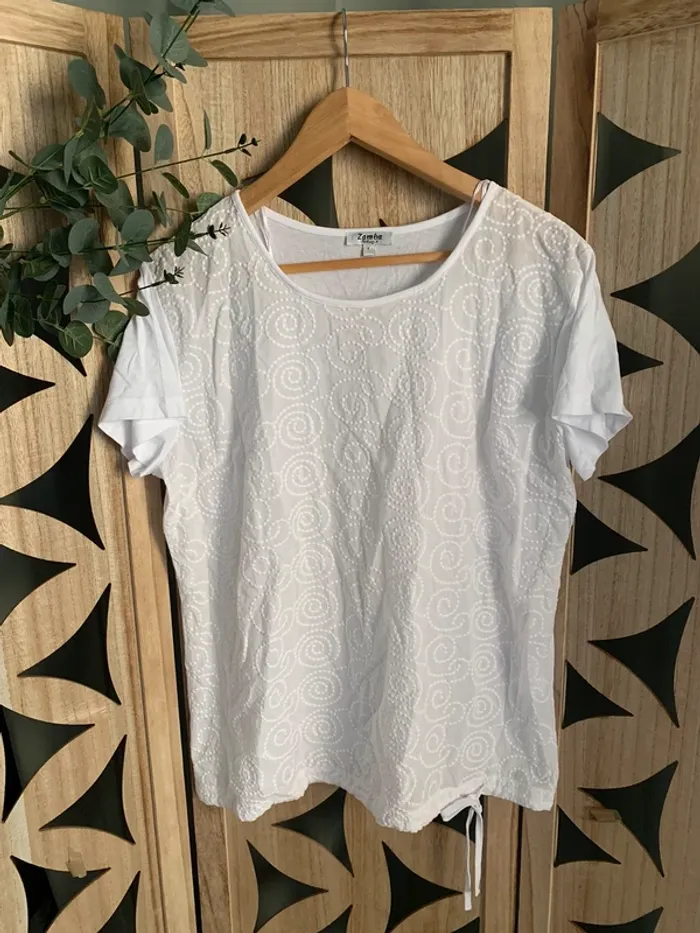 Blouse xl neuve blanche - photo numéro 2