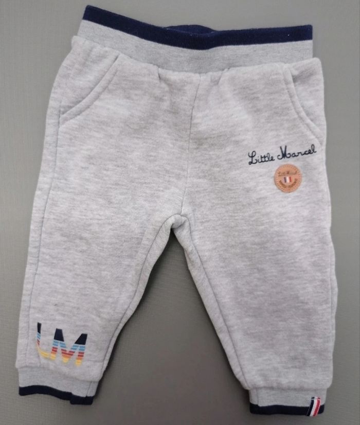 Ensemble jogging et tee-shirt ML 9 mois garçon little Marcel - photo numéro 5