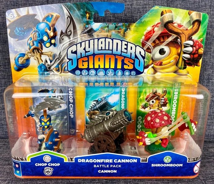 Collector Skylanders - Pack de figurines (Chop Chop + Dragonfire Cannon + Shroomboom) NЕUF