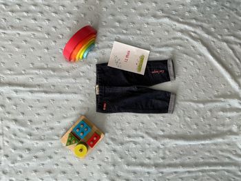 legging effet jean bleu taille élastique 12 mois lee cooper