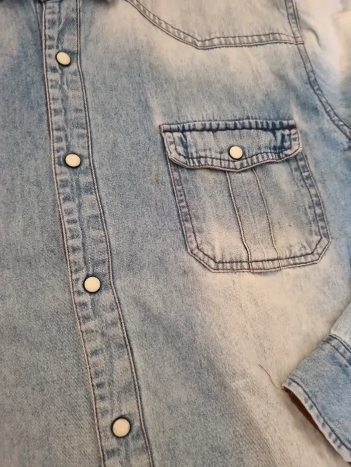 chemise en jean homme - photo numéro 5