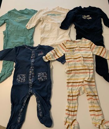 Lot de 5 pyjamas