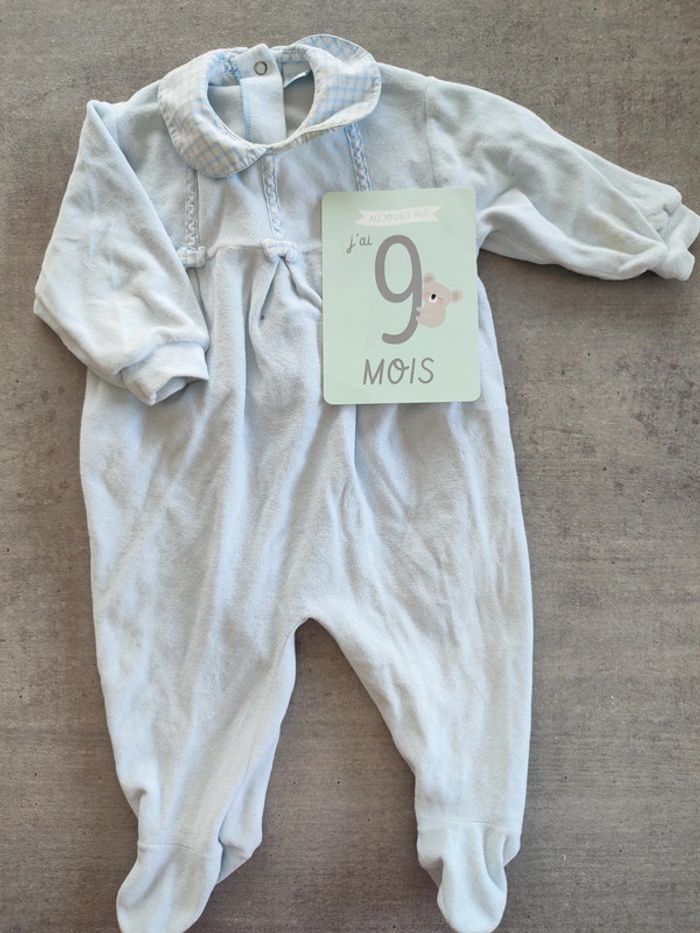Pyjama petit noeuds bleu
