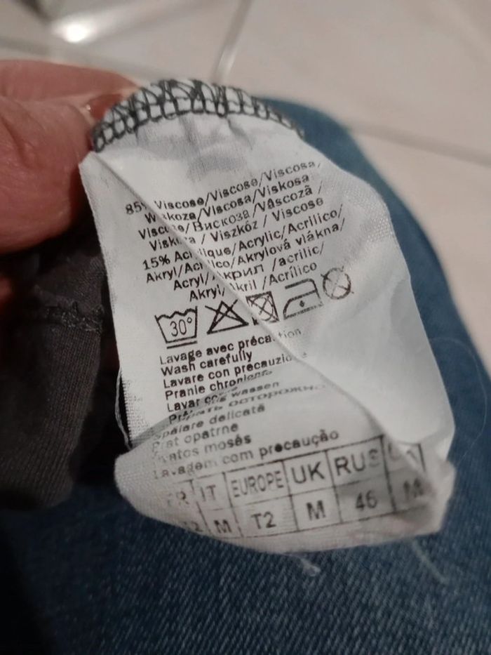 Tee shirt manches longues M anthracite  c56 - photo numéro 9