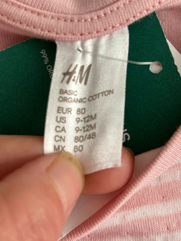 Haut H&M taille 9/12 mois - photo numéro 4
