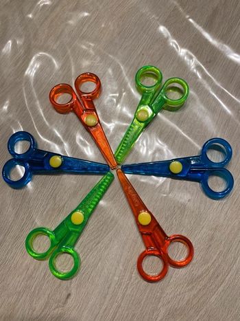 Lot de 6 ciseaux créatifs enfant