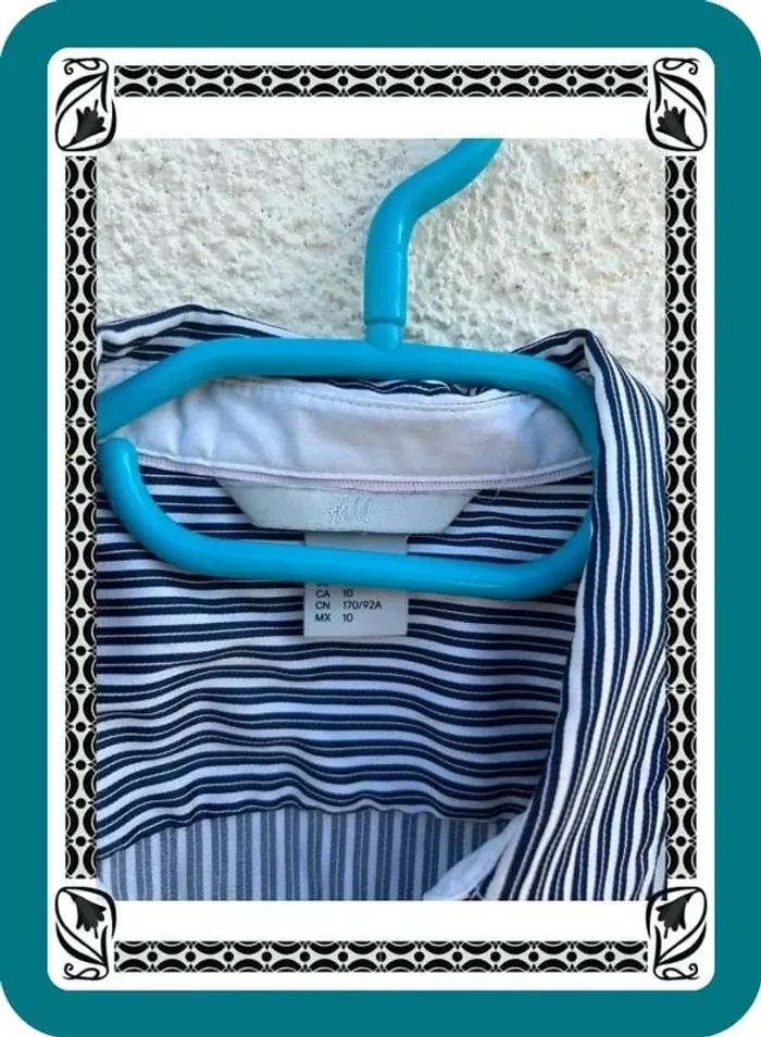 Chemise femme à rayure - photo numéro 2