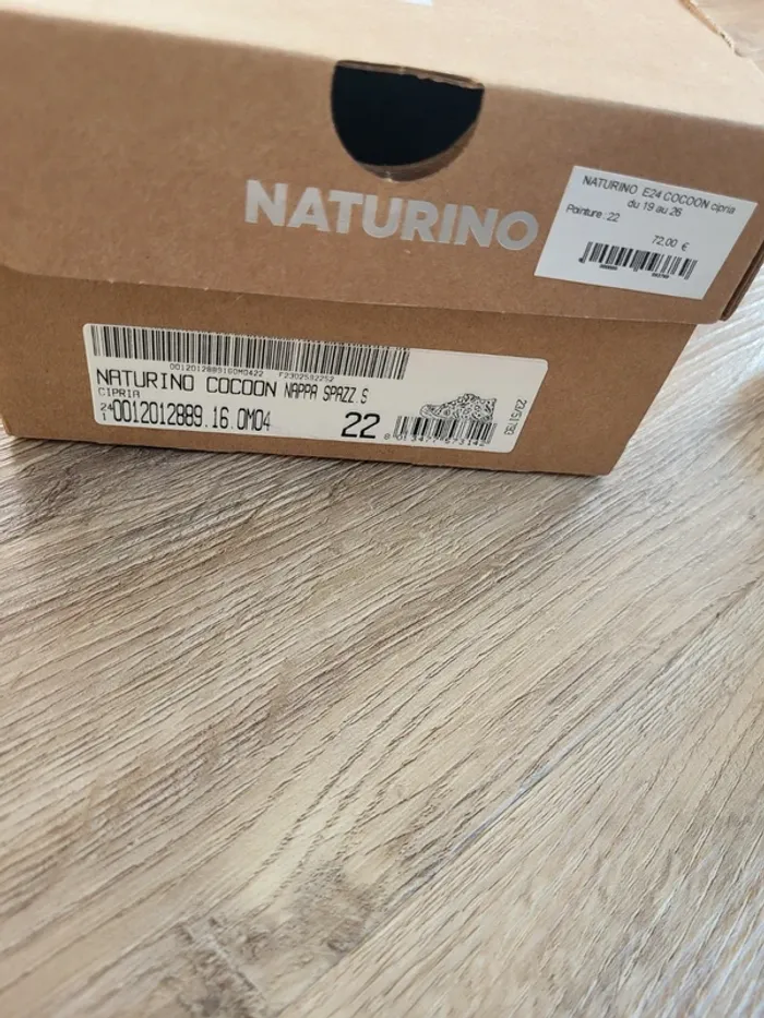 Chaussures naturino t 22 - photo numéro 4