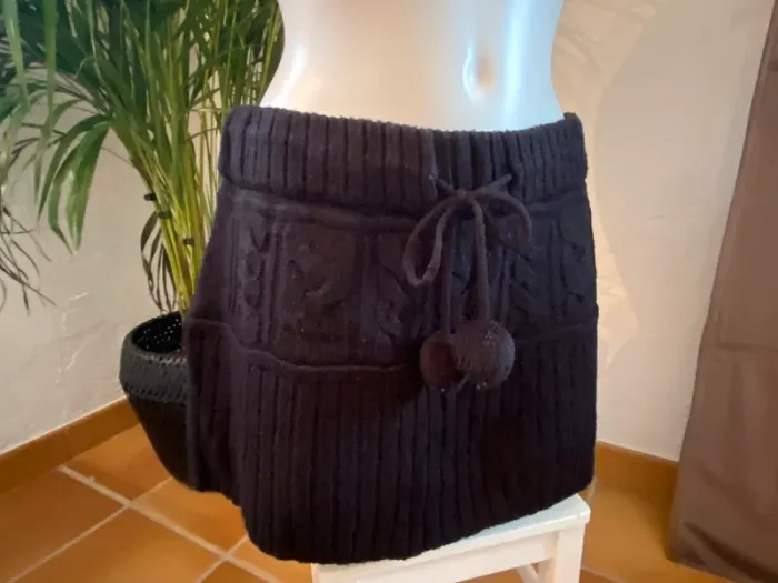 Jupe matière pull