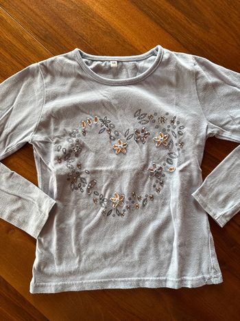 Teeshirt 10 ans fille manches longues