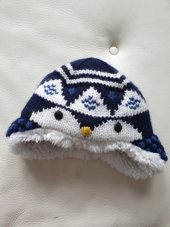 Bonnet pingouin mixte